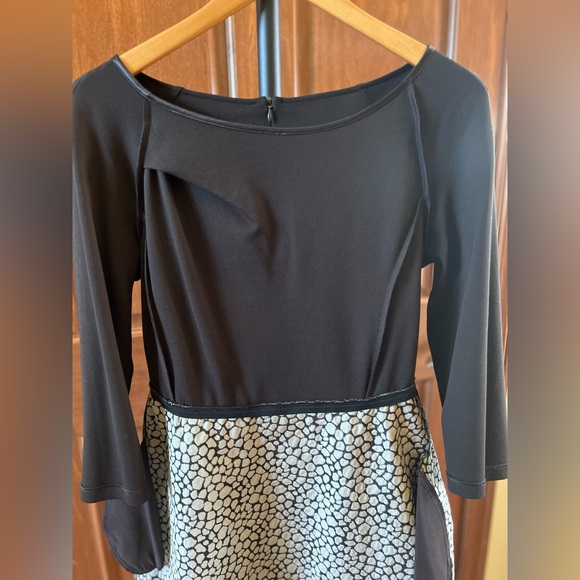 Weekend Max Mara Dress with Cropped Sleeves Brown Leopard Size L - Picture 16 of 16
